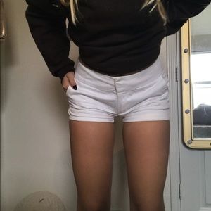 Sofia Vergara White Mini Shorts